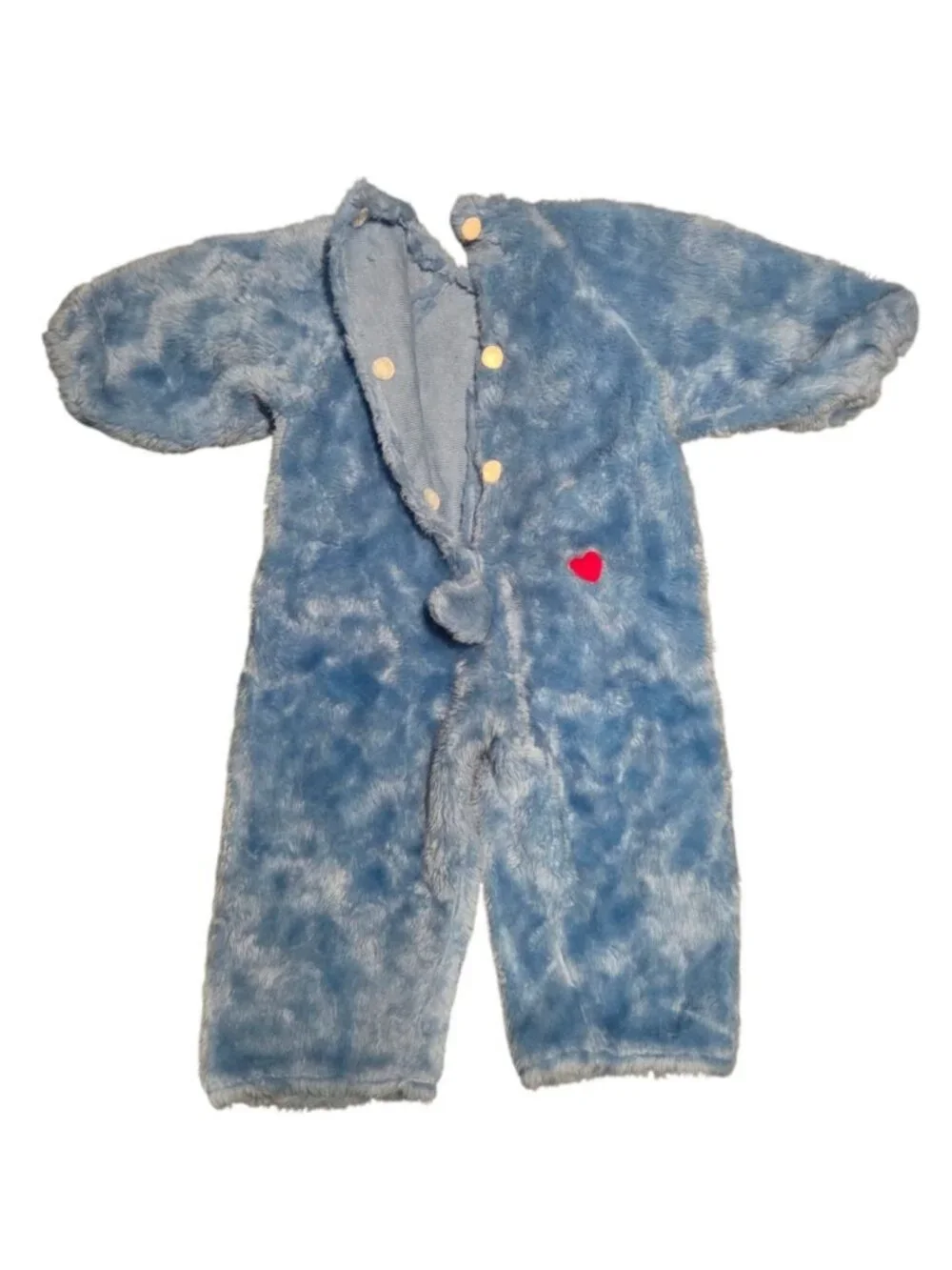 Vintage Handmade Grumpy Bear Care Bears Kids Costume Good Quality Missing Glove